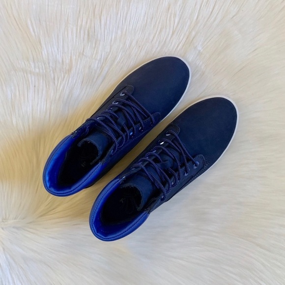 Timberland Dark Blue Nubuck Dausette Sneaker Boots - Picture 5 of 8